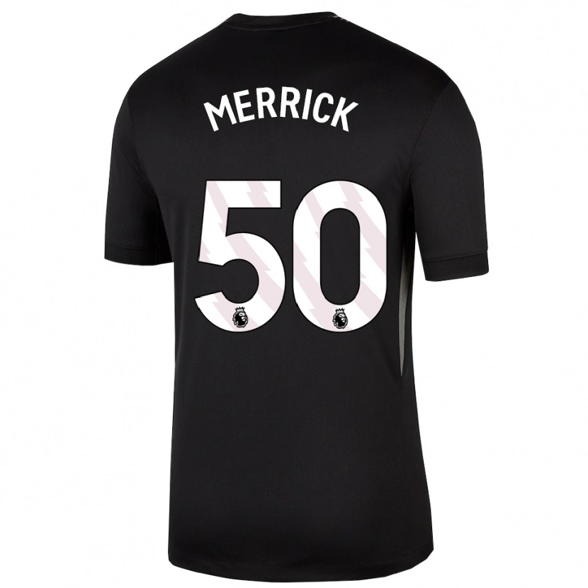 Danxen Herren Max Merrick #50 Trikot Schwarz Weiß Torwarttrikot 2025/26