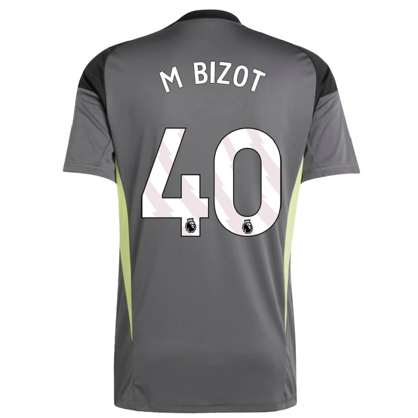 Danxen Herren Marco Bizot #40 Trikot Dunkelgrau Schwarz Torwarttrikot 2025/26