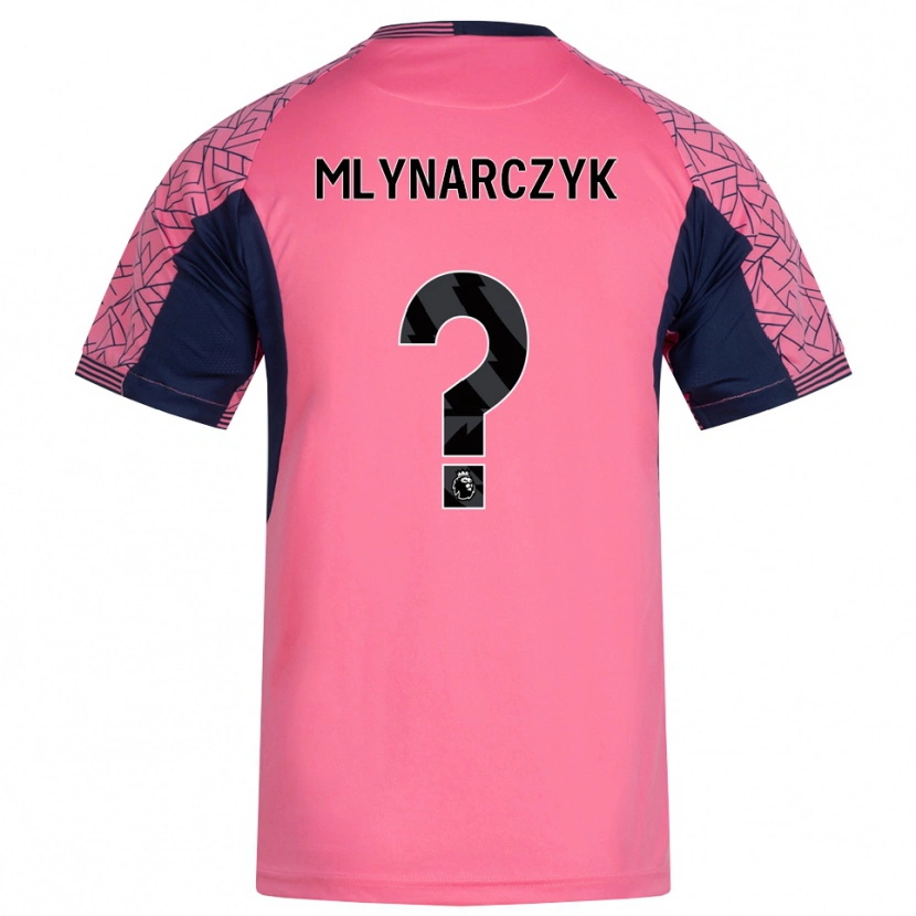 Danxen Herren Adam Mlynarczyk #0 Trikot Rosa Schwarz Torwarttrikot 2025/26