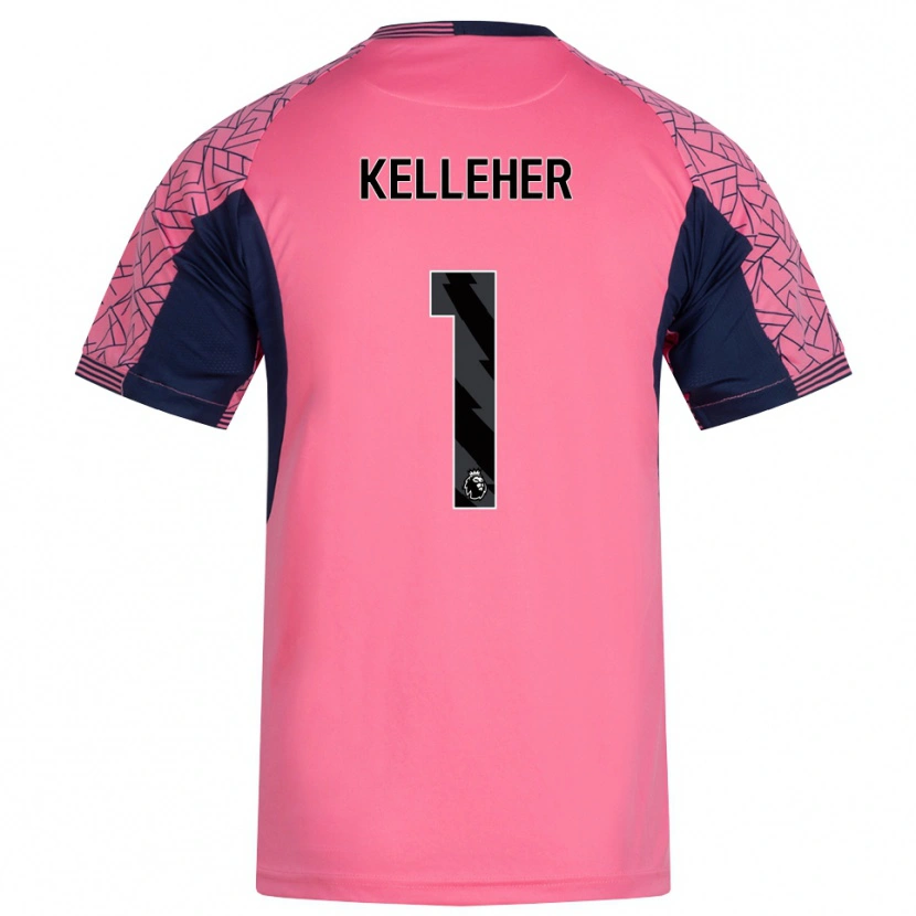 Danxen Herren Caoimhín Kelleher #1 Trikot Rosa Schwarz Torwarttrikot 2025/26