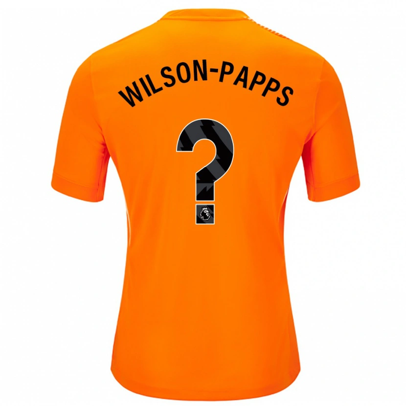 Danxen Herren Charlie Wilson-Papps #0 Trikot Orange Schwarz Torwarttrikot 2025/26
