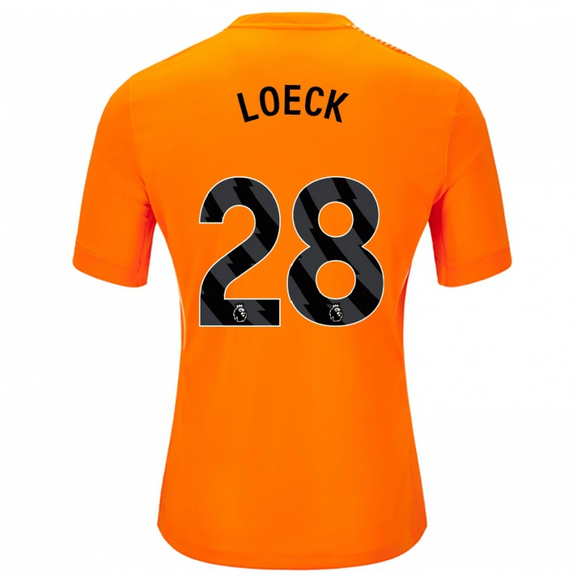 Danxen Herren Melina Loeck #28 Trikot Orange Schwarz Torwarttrikot 2025/26