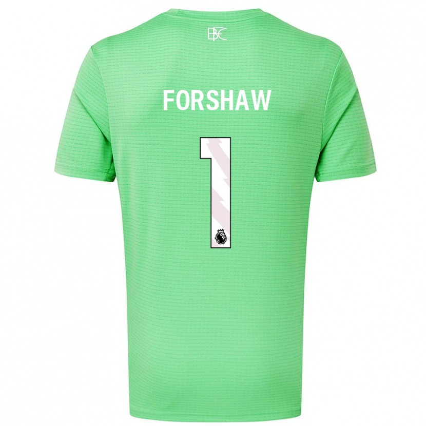 Danxen Herren Lewis Forshaw #1 Trikot Mittelgrün Torwarttrikot 2025/26