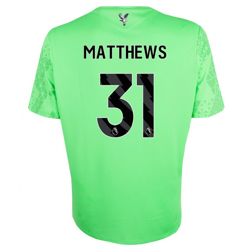 Danxen Herren Remi Matthews #31 Trikot Grün Schwarz Torwarttrikot 2025/26