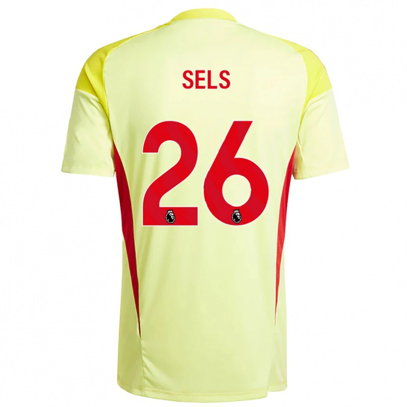Danxen Herren Matz Sels #26 Trikot Hellgelb Orange Torwarttrikot 2025/26