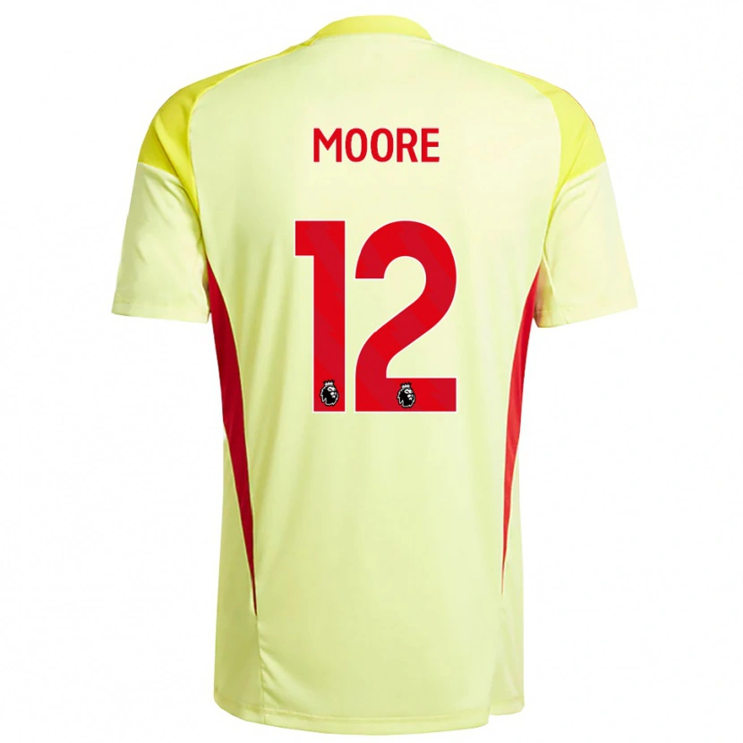 Danxen Herren Daniel Moore #12 Trikot Hellgelb Orange Torwarttrikot 2025/26