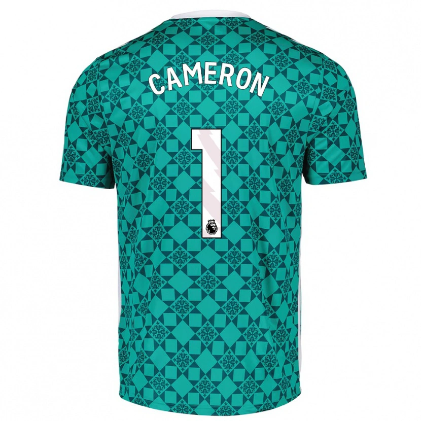 Danxen Herren Dan Cameron #1 Trikot Grün Weiß Torwarttrikot 2025/26