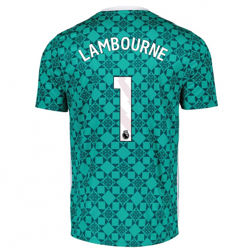 Danxen Herren Demi Lambourne #1 Trikot Grün Weiß Torwarttrikot 2025/26