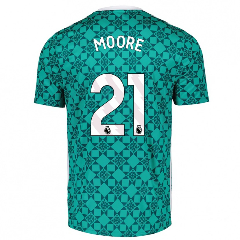 Danxen Herren Simon Moore #21 Trikot Grün Weiß Torwarttrikot 2025/26