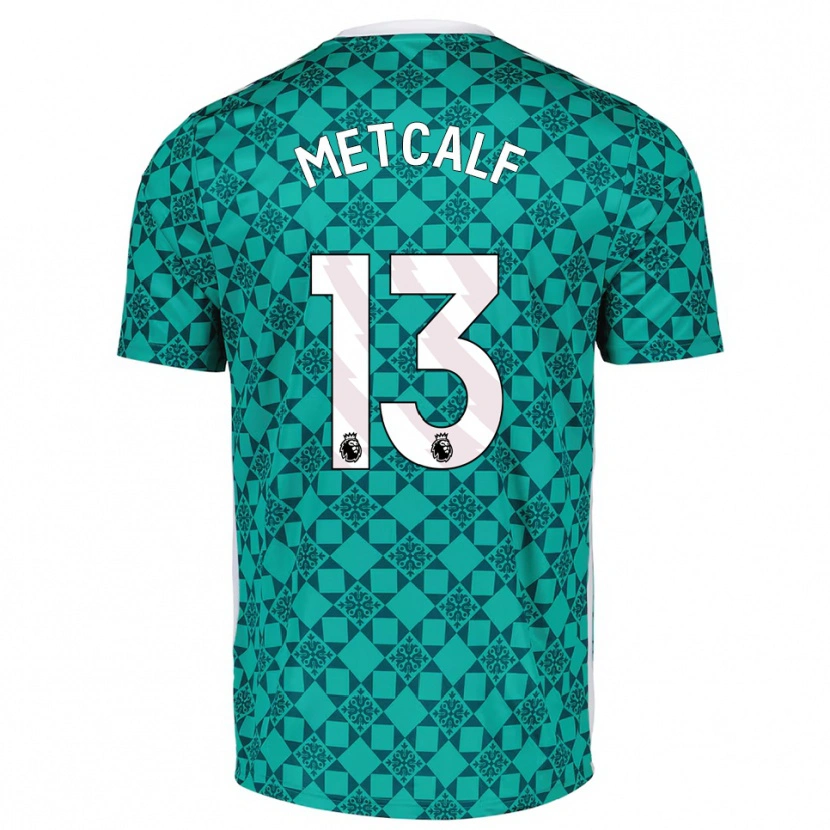 Danxen Herren Ben Metcalf #13 Trikot Grün Weiß Torwarttrikot 2025/26