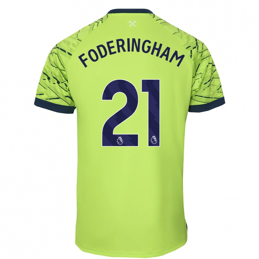 Danxen Herren Wes Foderingham #21 Trikot Leuchtendes Grün Torwarttrikot 2025/26