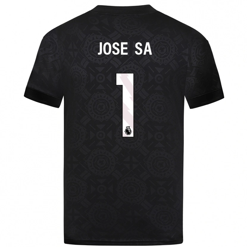 Danxen Herren José Sá #1 Trikot Schwarz Weiß Torwarttrikot 2025/26