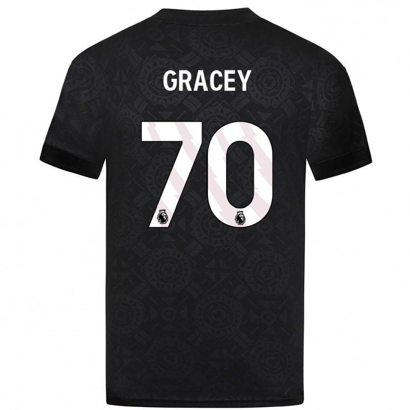 Danxen Herren Josh Gracey #70 Trikot Schwarz Weiß Torwarttrikot 2025/26