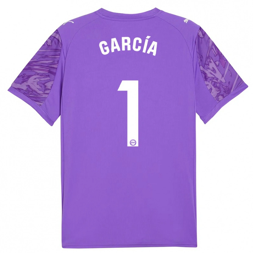 Danxen Herren Gaizka García #1 Trikot Violett Weiß Torwarttrikot 2025/26