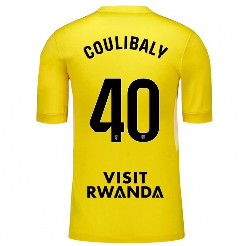 Danxen Herren Izan Coulibaly #40 Trikot Gelb Schwarz Torwarttrikot 2025/26