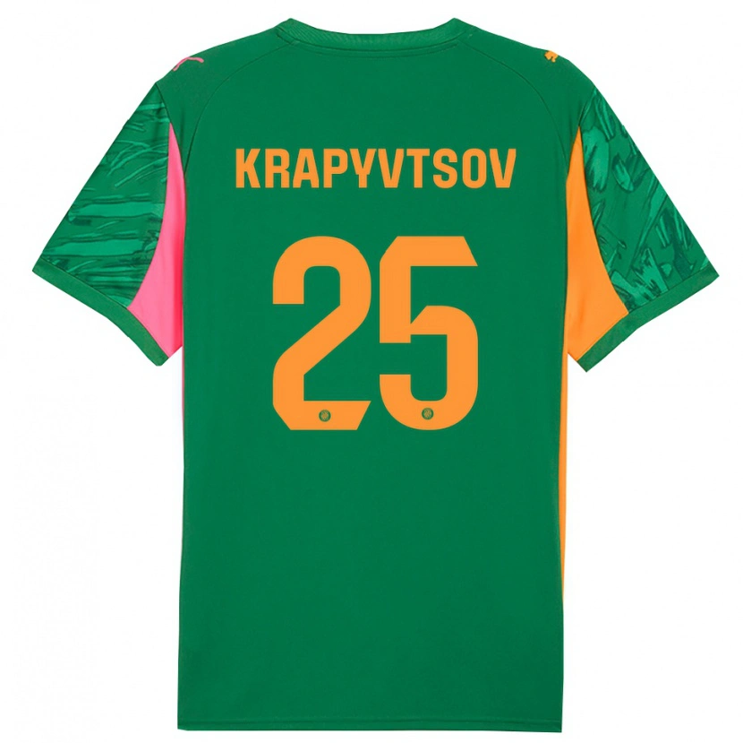 Danxen Herren Vladyslav Krapyvtsov #25 Trikot Grün Orange Torwarttrikot 2025/26
