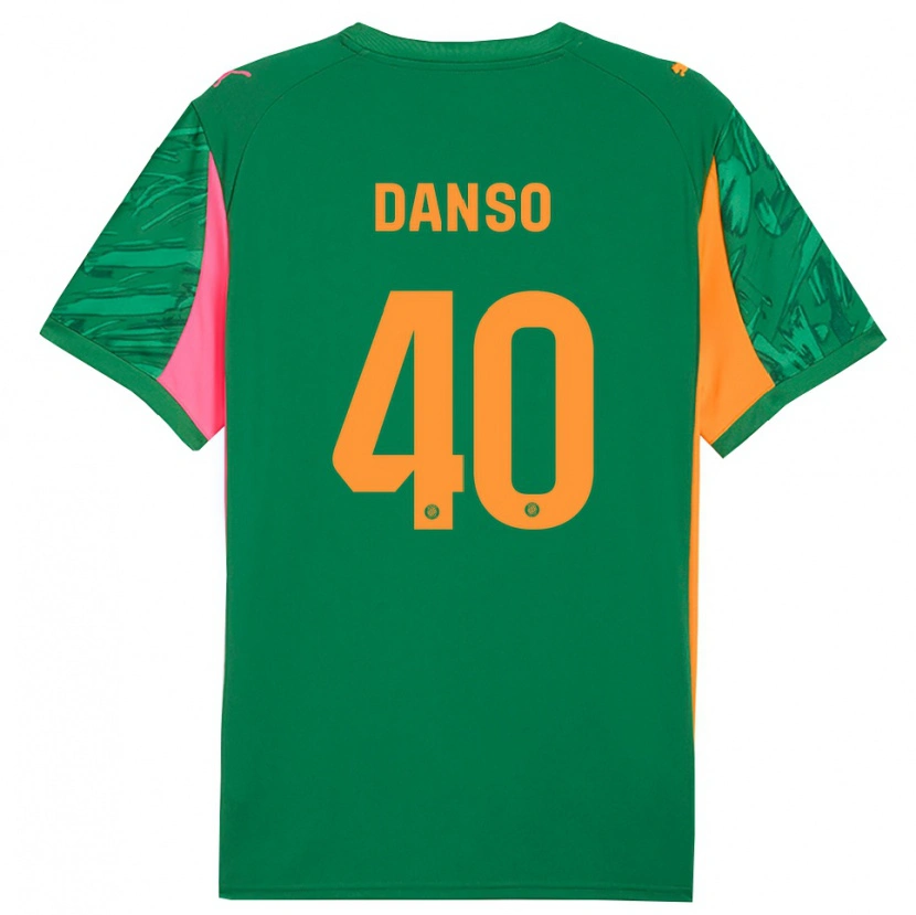 Danxen Herren Jordi Danso #40 Trikot Grün Orange Torwarttrikot 2025/26