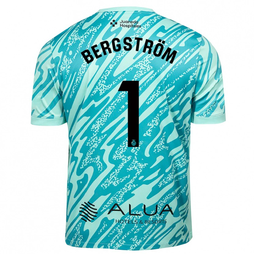 Danxen Herren Lucas Bergström #1 Trikot Cyan Schwarz Torwarttrikot 2025/26