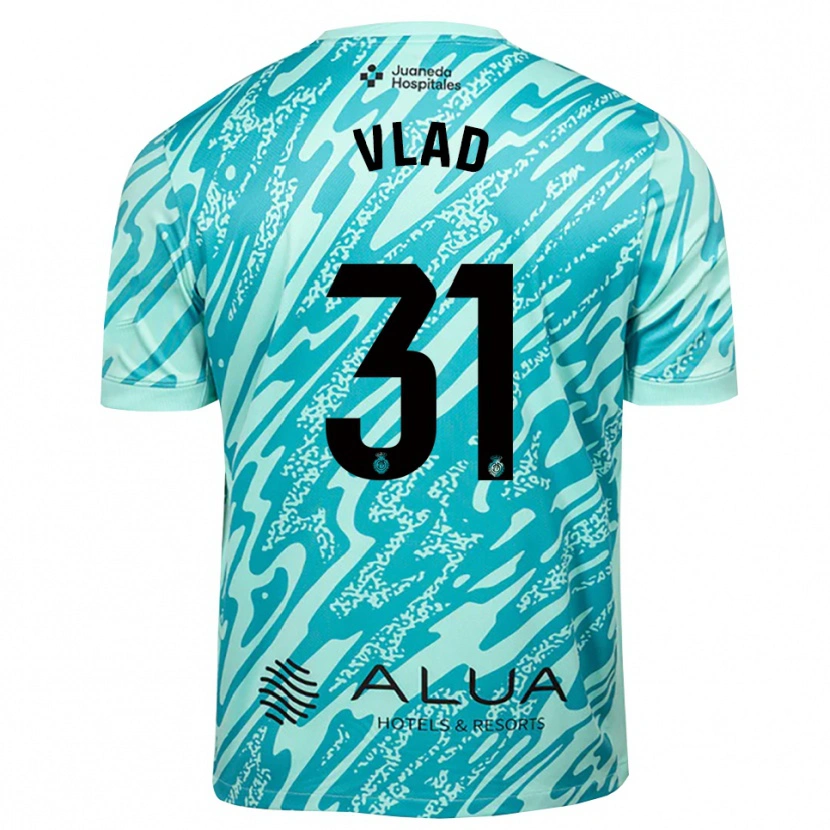 Danxen Herren Rares Vlad #31 Trikot Cyan Schwarz Torwarttrikot 2025/26