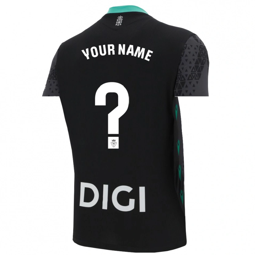 Danxen Herren CA Osasuna Dunkelgrau Schwarz Trikot Torwarttrikot 2025/26