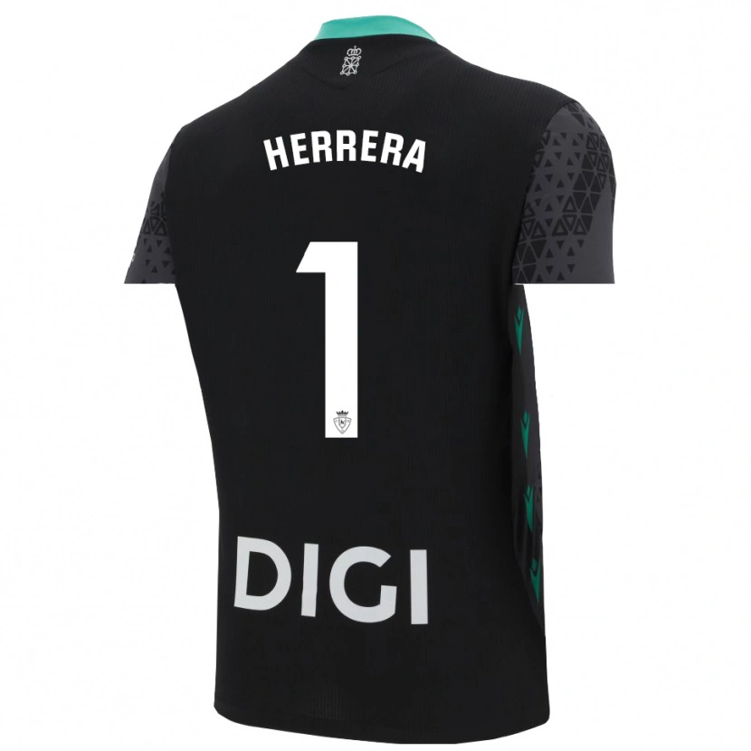 Danxen Herren Sergio Herrera #1 Trikot Dunkelgrau Schwarz Torwarttrikot 2025/26