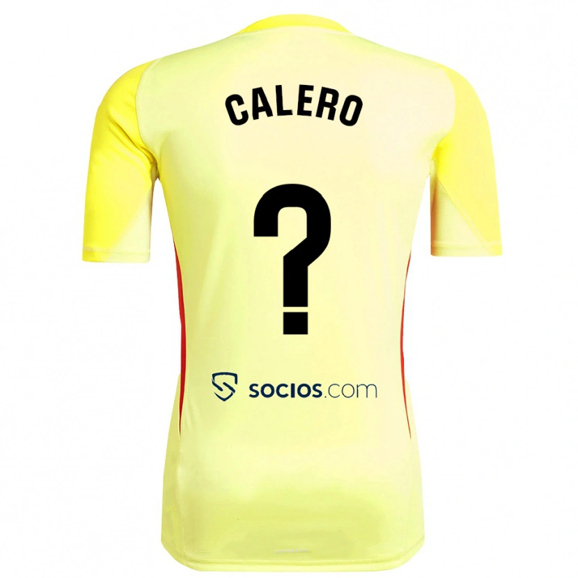 Danxen Herren Josema Calero #0 Trikot Gelb Rot Schwarz Torwarttrikot 2025/26