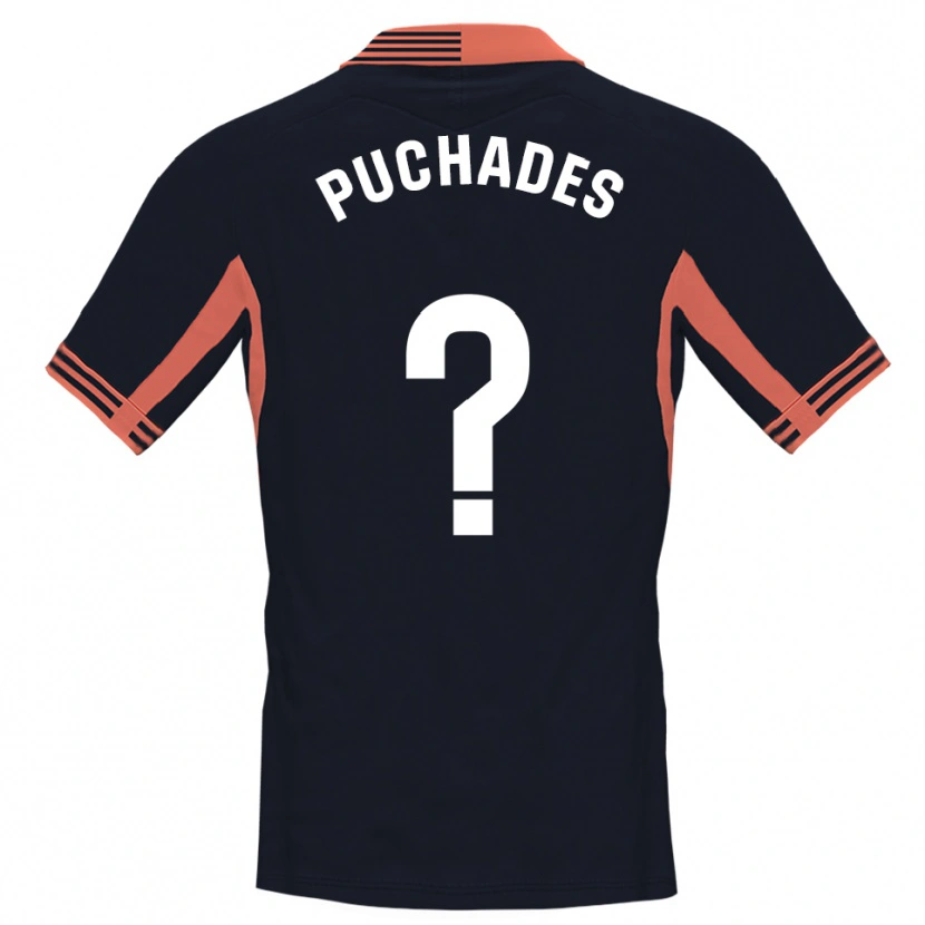 Danxen Herren Fran Puchades #0 Trikot Schwarz Weiß Orange Torwarttrikot 2025/26