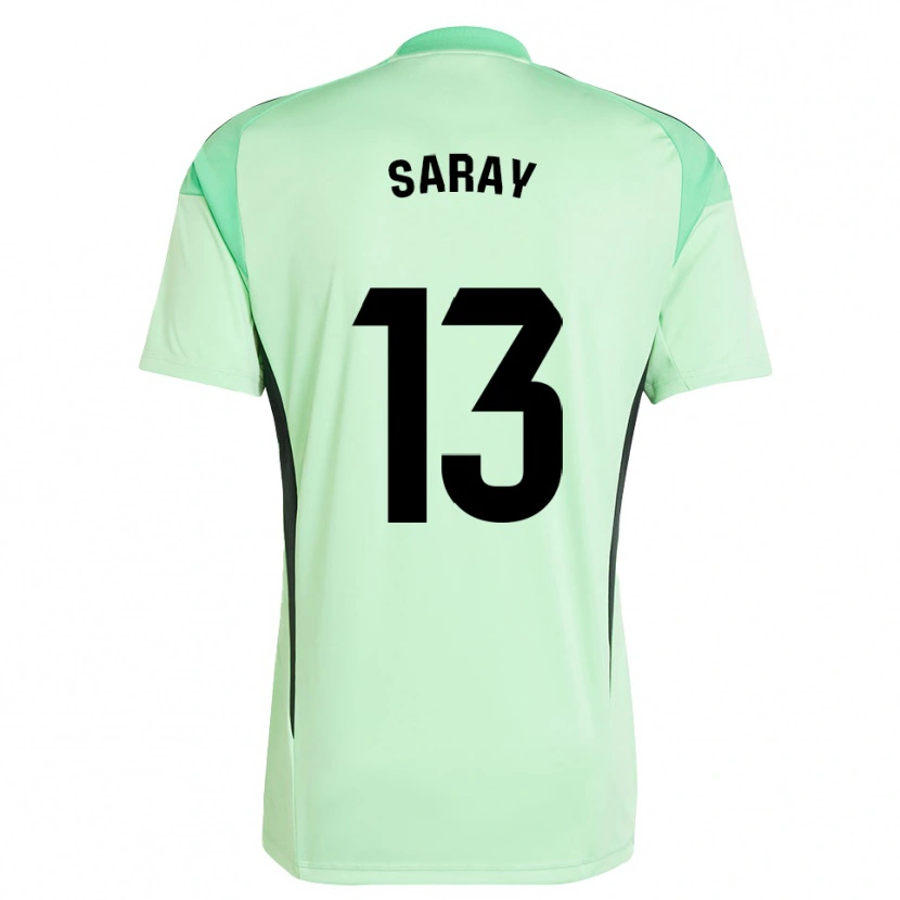 Danxen Herren Saray Vázquez Alonso #13 Trikot Hellgrün Schwarz Torwarttrikot 2025/26