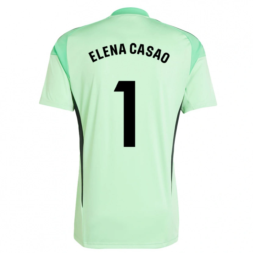 Danxen Herren Elena Casao López #1 Trikot Hellgrün Schwarz Torwarttrikot 2025/26