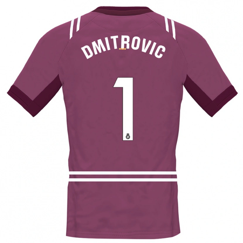 Danxen Herren Marko Dmitrovic #1 Trikot Burgunderweiß Torwarttrikot 2025/26