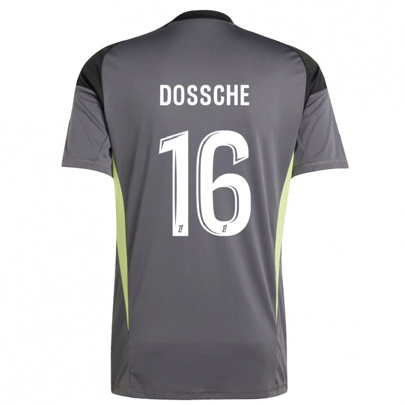 Danxen Herren Marvin Dossche #16 Trikot Dunkelgrau Grün Torwarttrikot 2025/26