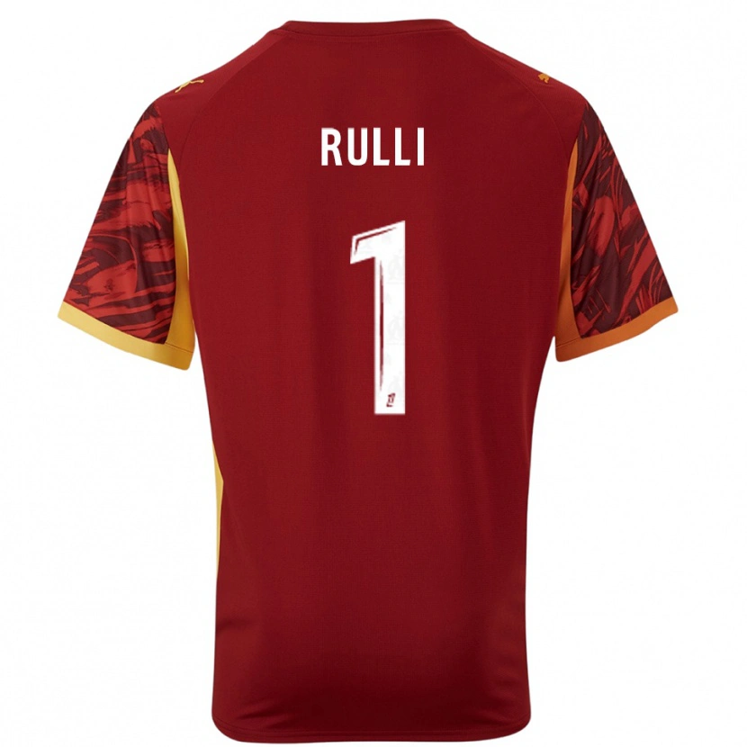 Danxen Herren Gerónimo Rulli #1 Trikot Burgunderrot Braun Torwarttrikot 2025/26