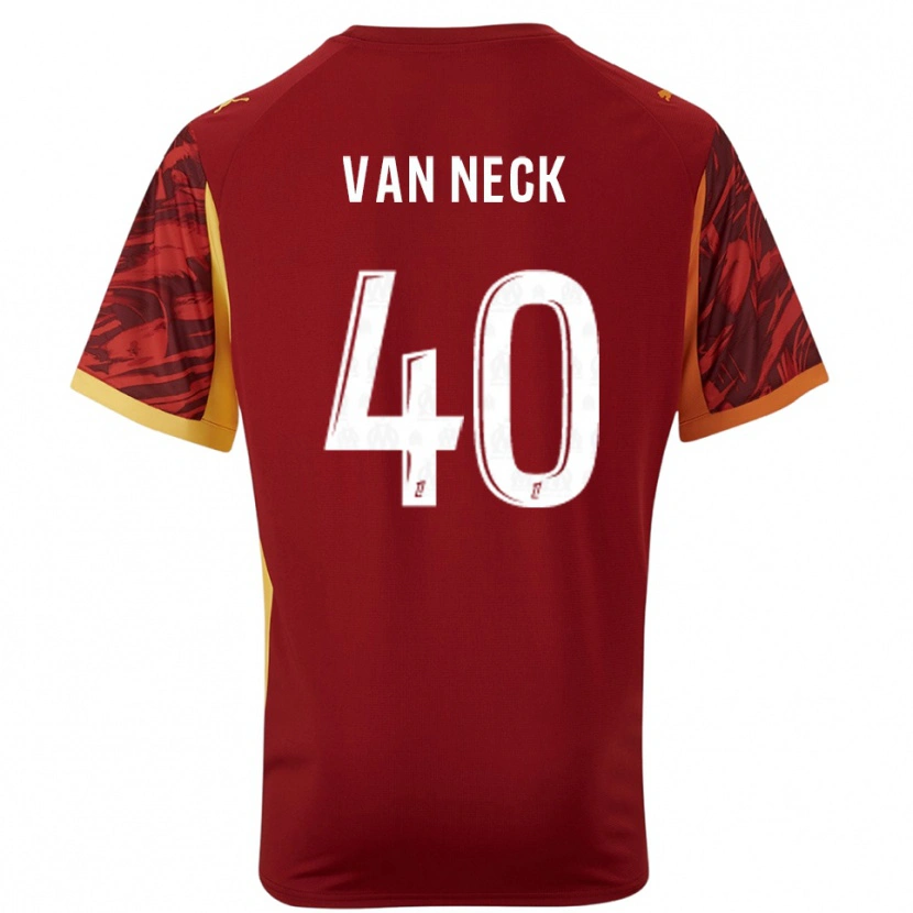 Danxen Herren Jelle Van Neck #40 Trikot Burgunderrot Braun Torwarttrikot 2025/26