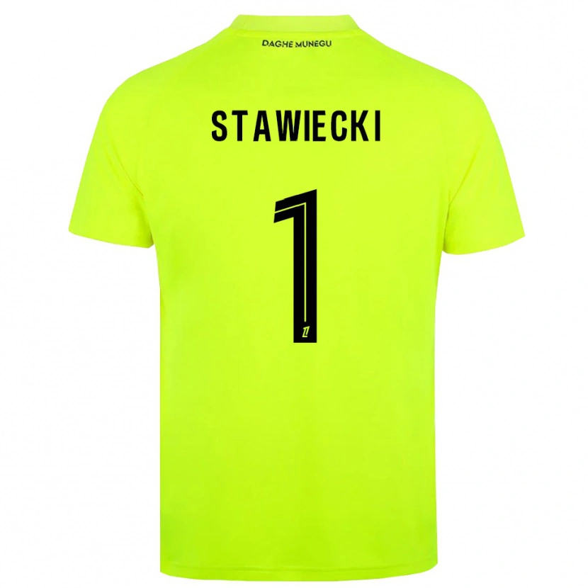 Danxen Herren Jules Stawiecki #1 Trikot Leuchtgrün Schwarz Torwarttrikot 2025/26