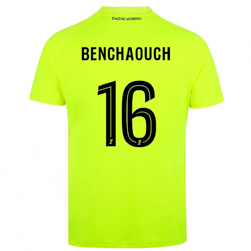Danxen Herren Yanis Benchaouch #16 Trikot Leuchtgrün Schwarz Torwarttrikot 2025/26