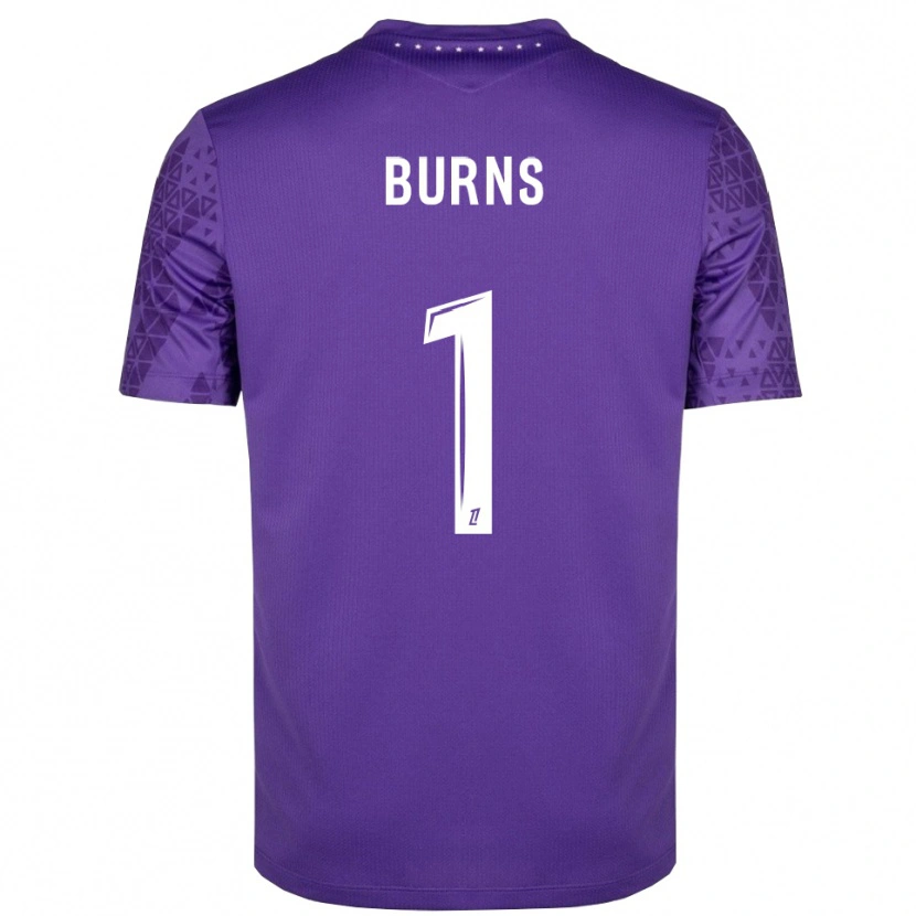 Danxen Herren Emily Burns #1 Trikot Lila Weiß Torwarttrikot 2025/26