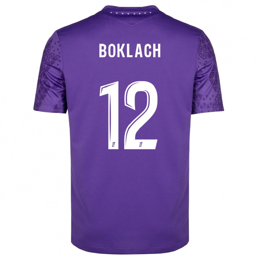 Danxen Herren Kateryna Boklach #12 Trikot Lila Weiß Torwarttrikot 2025/26