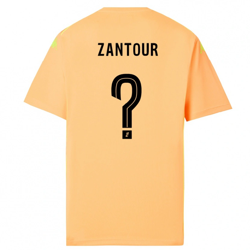 Danxen Herren Ishaq Zantour #0 Trikot Hellorange Schwarz Torwarttrikot 2025/26