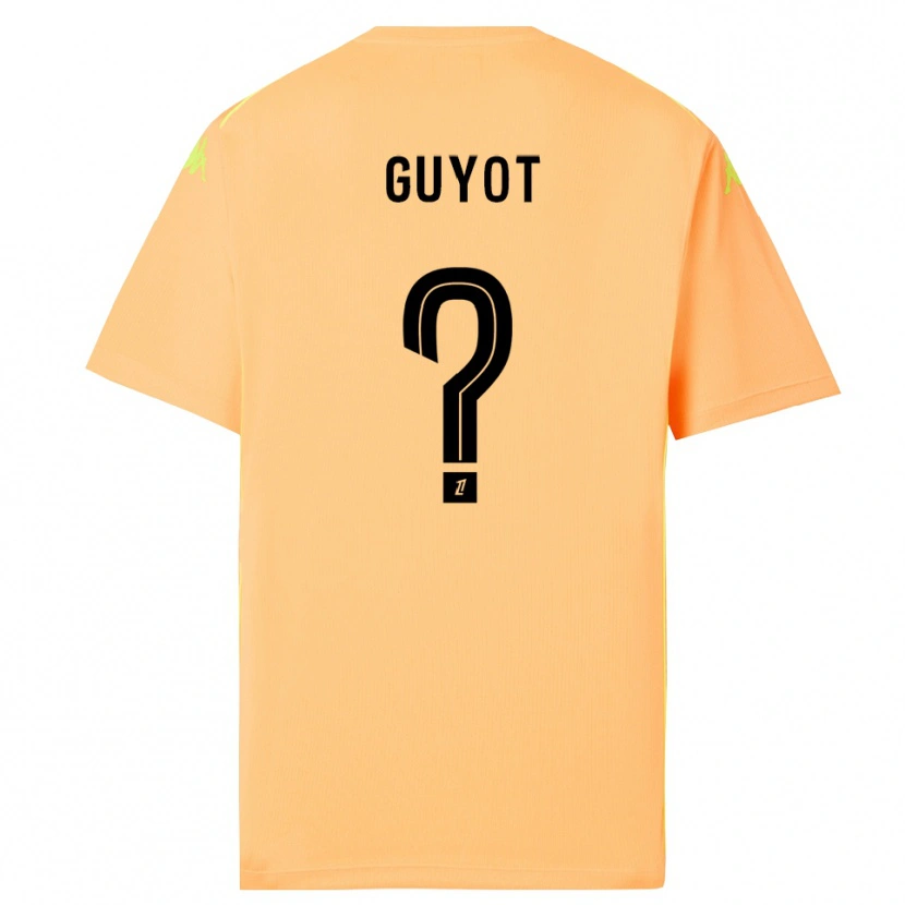 Danxen Herren Loucas Guyot #0 Trikot Hellorange Schwarz Torwarttrikot 2025/26