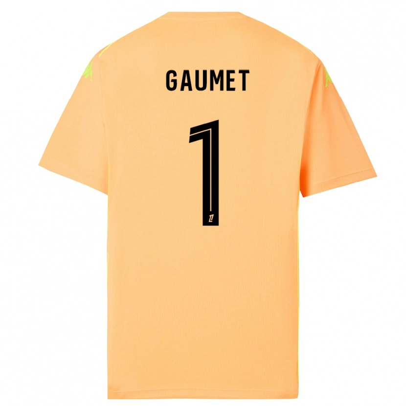 Danxen Herren Noa Gaumet #1 Trikot Hellorange Schwarz Torwarttrikot 2025/26