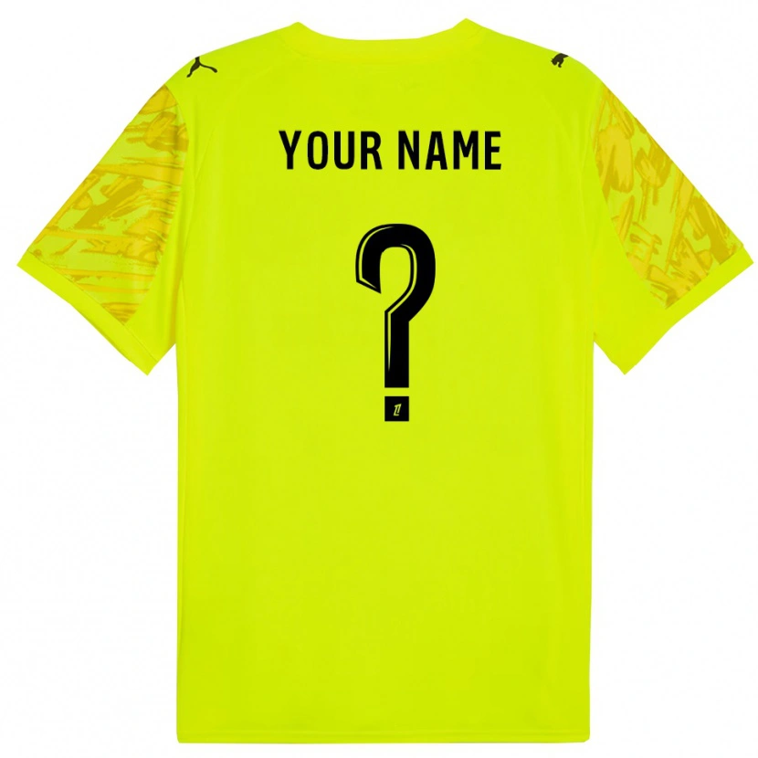 Danxen Herren Stade Reims Leuchtgrün Gelb Trikot Torwarttrikot 2025/26