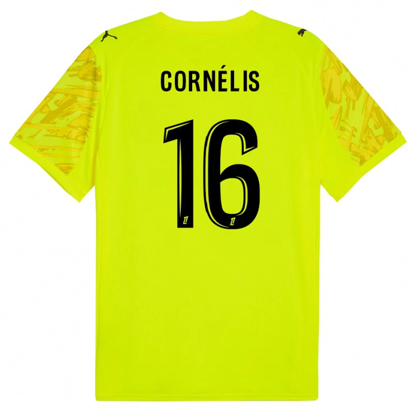 Danxen Herren Aristide Cornélis #16 Trikot Leuchtgrün Gelb Torwarttrikot 2025/26