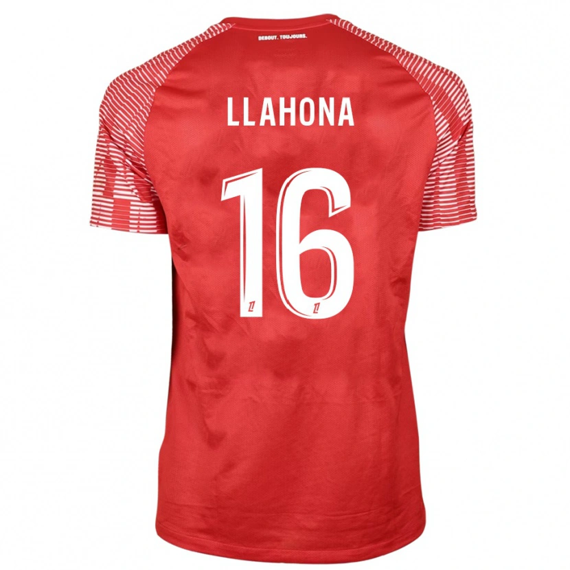 Danxen Herren Yann Llahona #16 Trikot Rot Weiß Torwarttrikot 2025/26