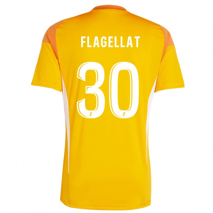 Danxen Herren Alizée Flagellat #30 Trikot Hellorange Weiß Torwarttrikot 2025/26
