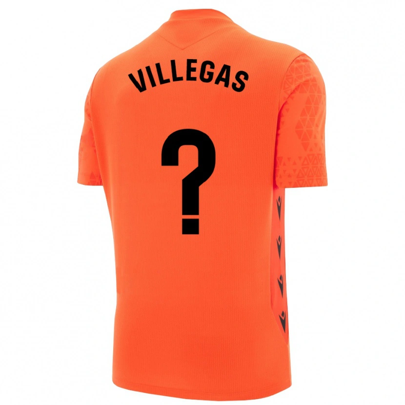 Danxen Herren Sergio Villegas #0 Trikot Orange Schwarz Torwarttrikot 2025/26