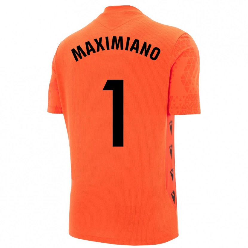 Danxen Herren Luís Maximiano #1 Trikot Orange Schwarz Torwarttrikot 2025/26