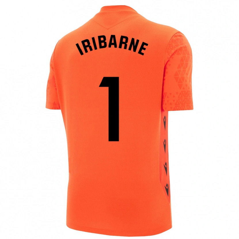Danxen Herren Bruno Iribarne #1 Trikot Orange Schwarz Torwarttrikot 2025/26
