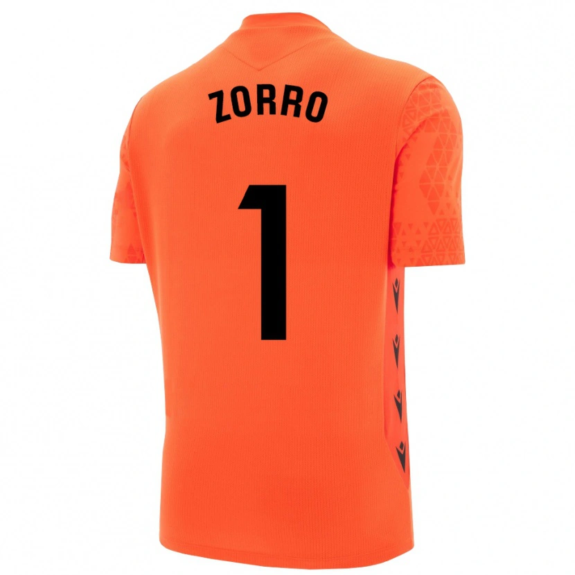 Danxen Herren Zorro #1 Trikot Orange Schwarz Torwarttrikot 2025/26