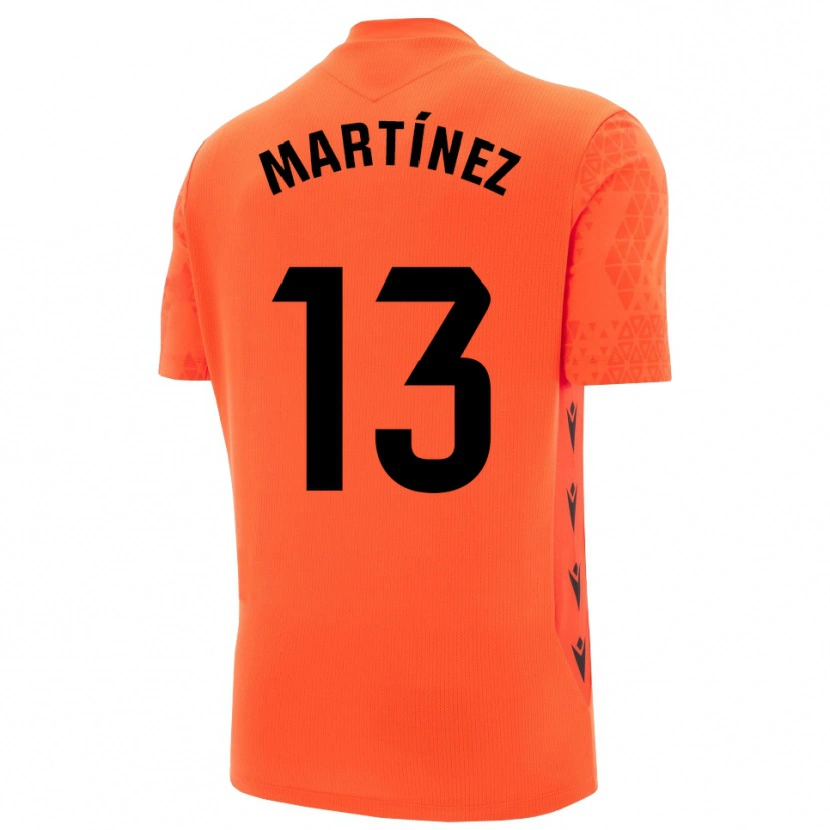 Danxen Herren Fernando Martínez #13 Trikot Orange Schwarz Torwarttrikot 2025/26