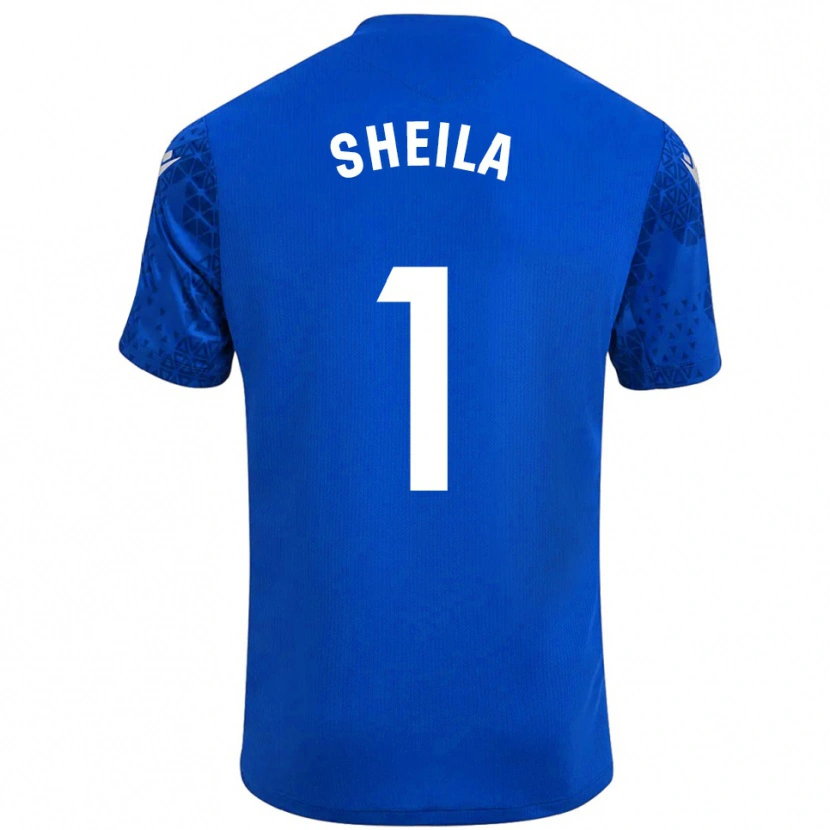 Danxen Herren Sheila Ibañez Campillo #1 Trikot Blau Weiß Torwarttrikot 2025/26
